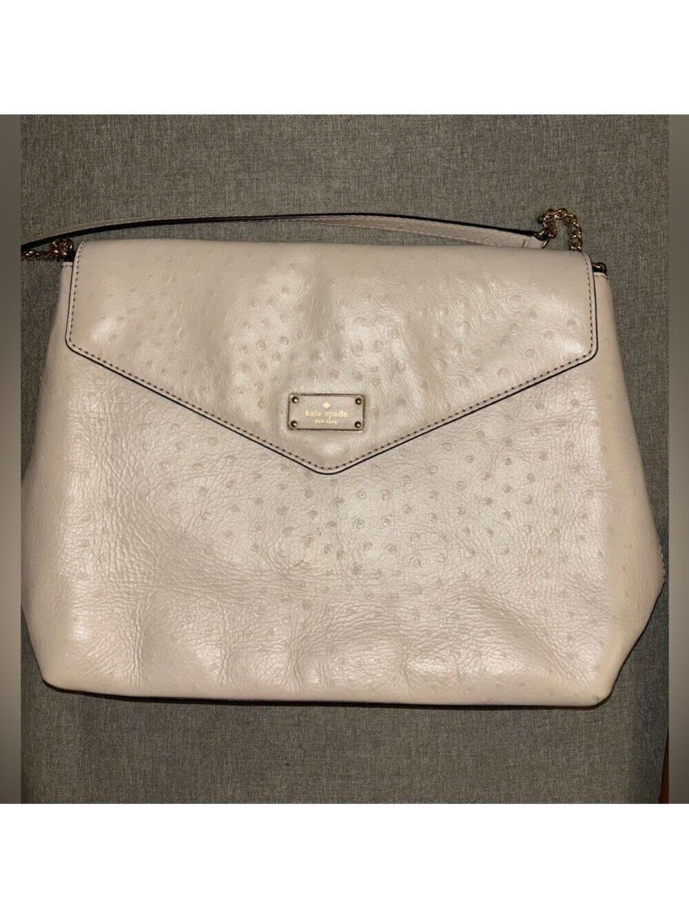 A La Vita Ostrich Leena 
- Kate Spade Leather Shoulder Bag